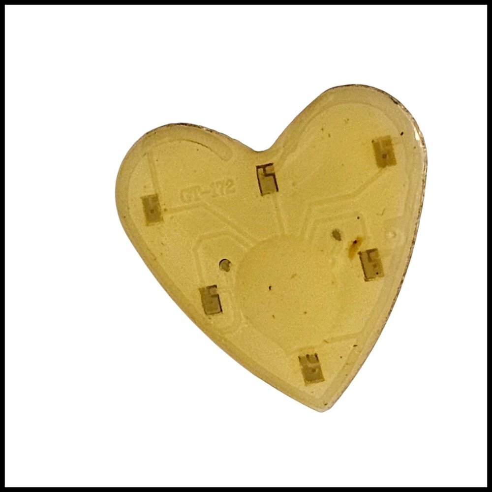 Heart Pin Brooch GT-172 Lapel Pinback Jewelry Craft Embellishment